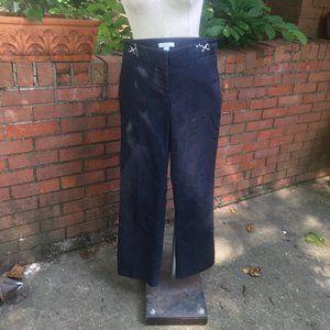 New York & Company Dark Denim Wide Leg Jean Pant